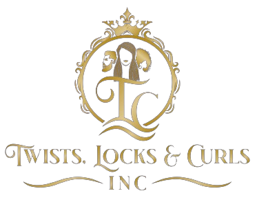 The logo of twist locks and curls with transparent background